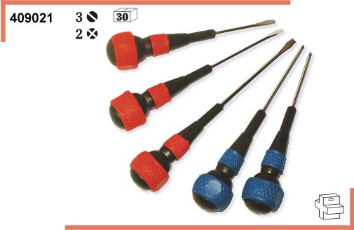 5pc combination screwdriver set
