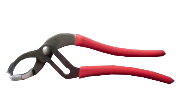 Waste traps pliers with soft grip