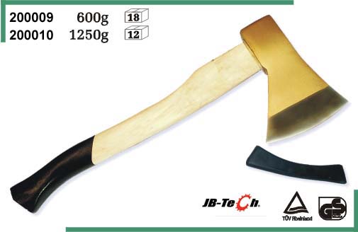Axe With Wooden Handle