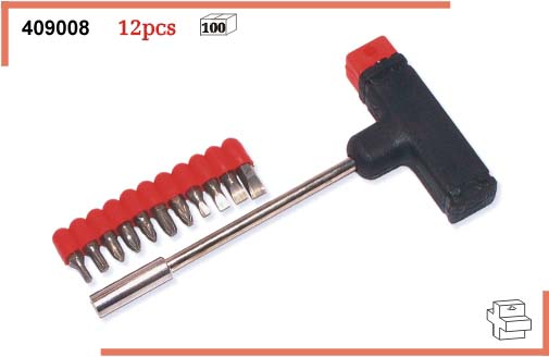 12pc&nbsp;bits&nbsp;with&nbsp;T-handle
