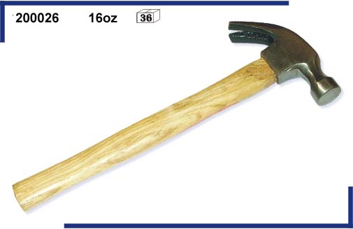 Claw&nbsp;Hammer&nbsp;With&nbsp;Wooden&nbsp;handle